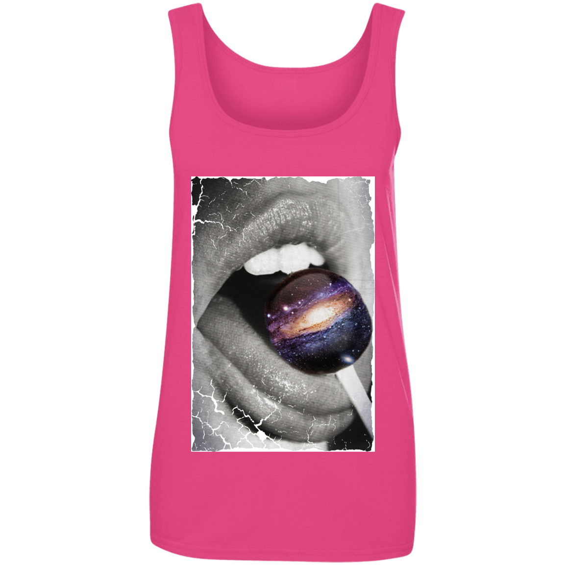 "GALACTIC TASTE" Ladies' 100% Ringspun Cotton Tank Top