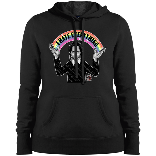 "I HATE EVERYTHING" Ladies' Pullover Hooded Sweatshirt