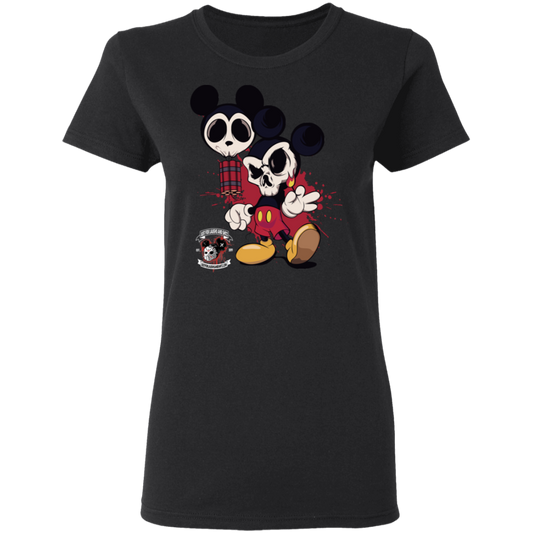 "MICKEY GO BOOM" Ladies' 5.3 oz. T-Shirt