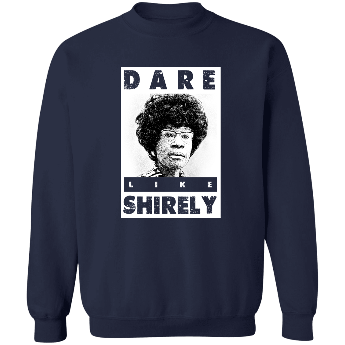 "LIKE SHIRELY" Crewneck Pullover Sweatshirt