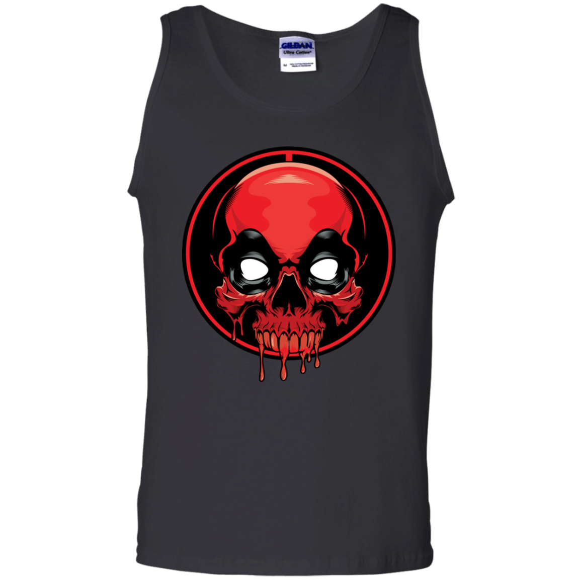 "SKULLPOOL" 100% Cotton Tank Top