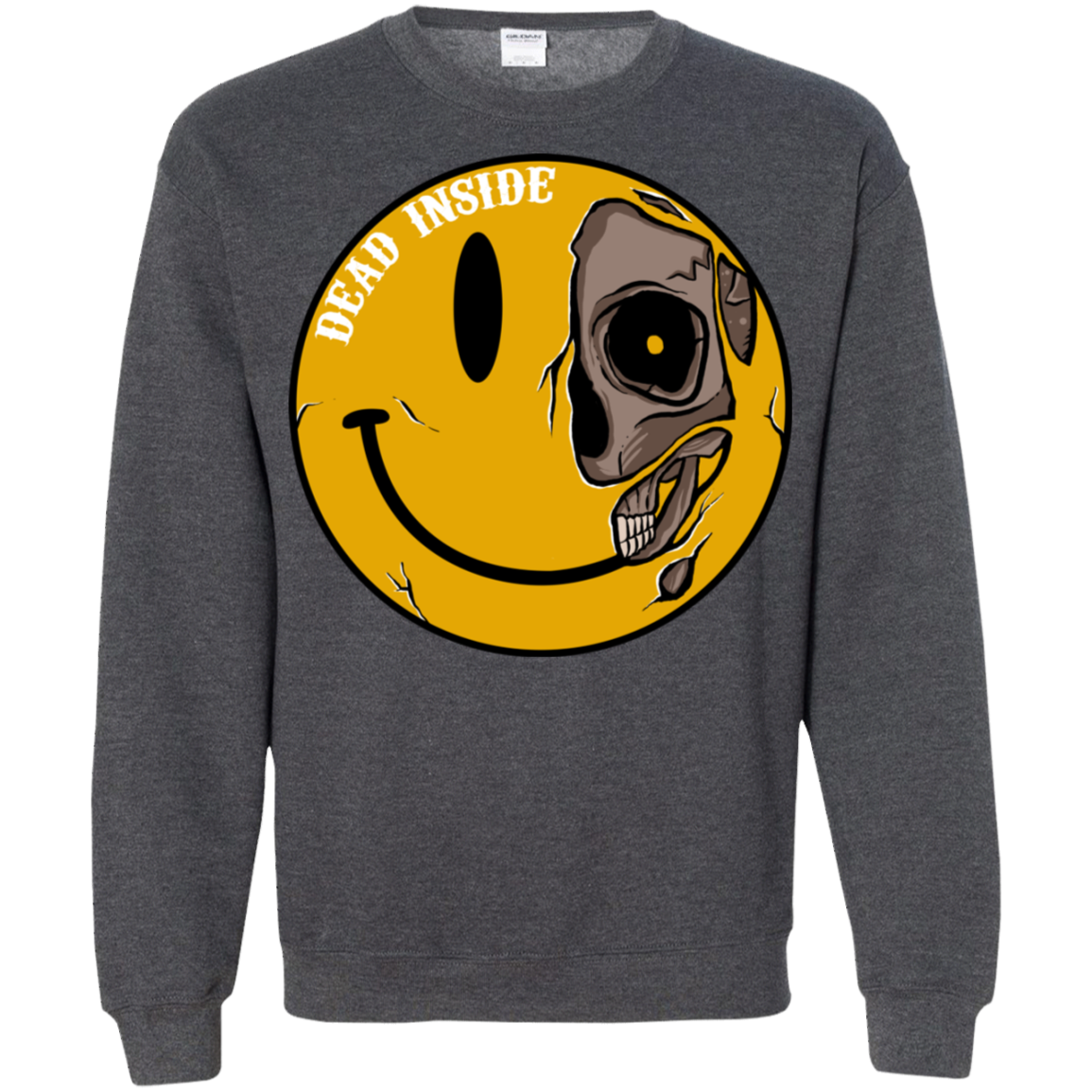 "DEAD INSIDE" Crewneck Pullover Sweatshirt  8 oz.