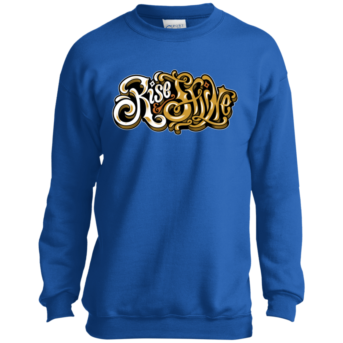 "RISE AND SHINE" Youth Crewneck Sweatshirt