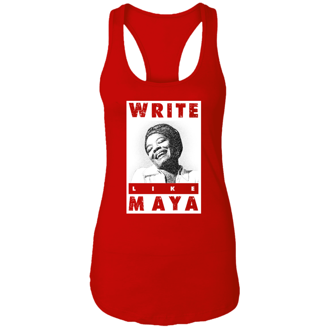 "LIKE MAYA" Ladies Ideal Racerback Tank