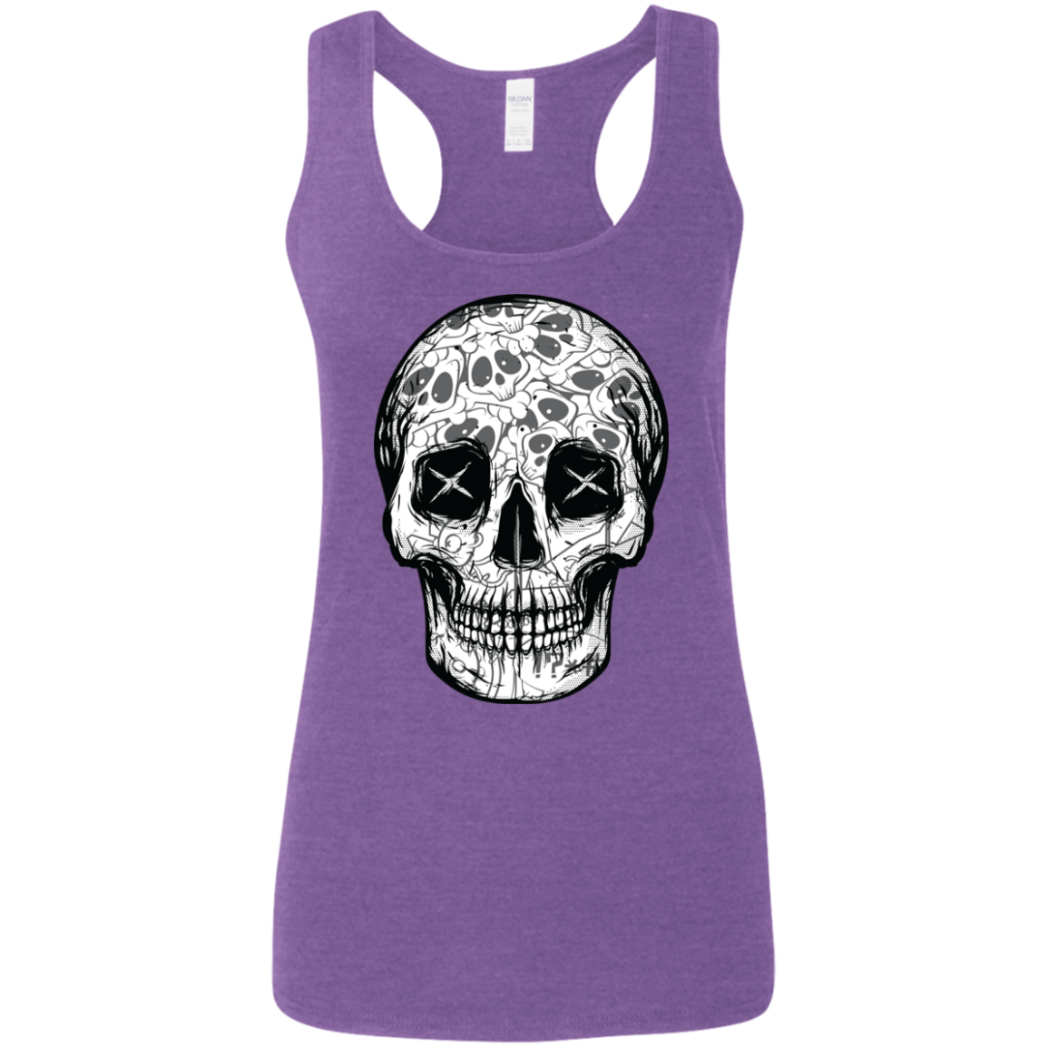 "SKULL HEADS" Ladies' Softstyle Racerback Tank