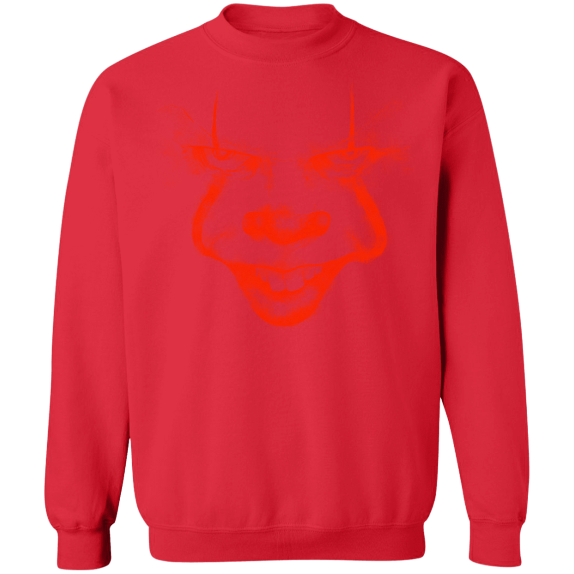 "CLOWN SAYS HELLO" Crewneck Pullover Sweatshirt  8 oz.