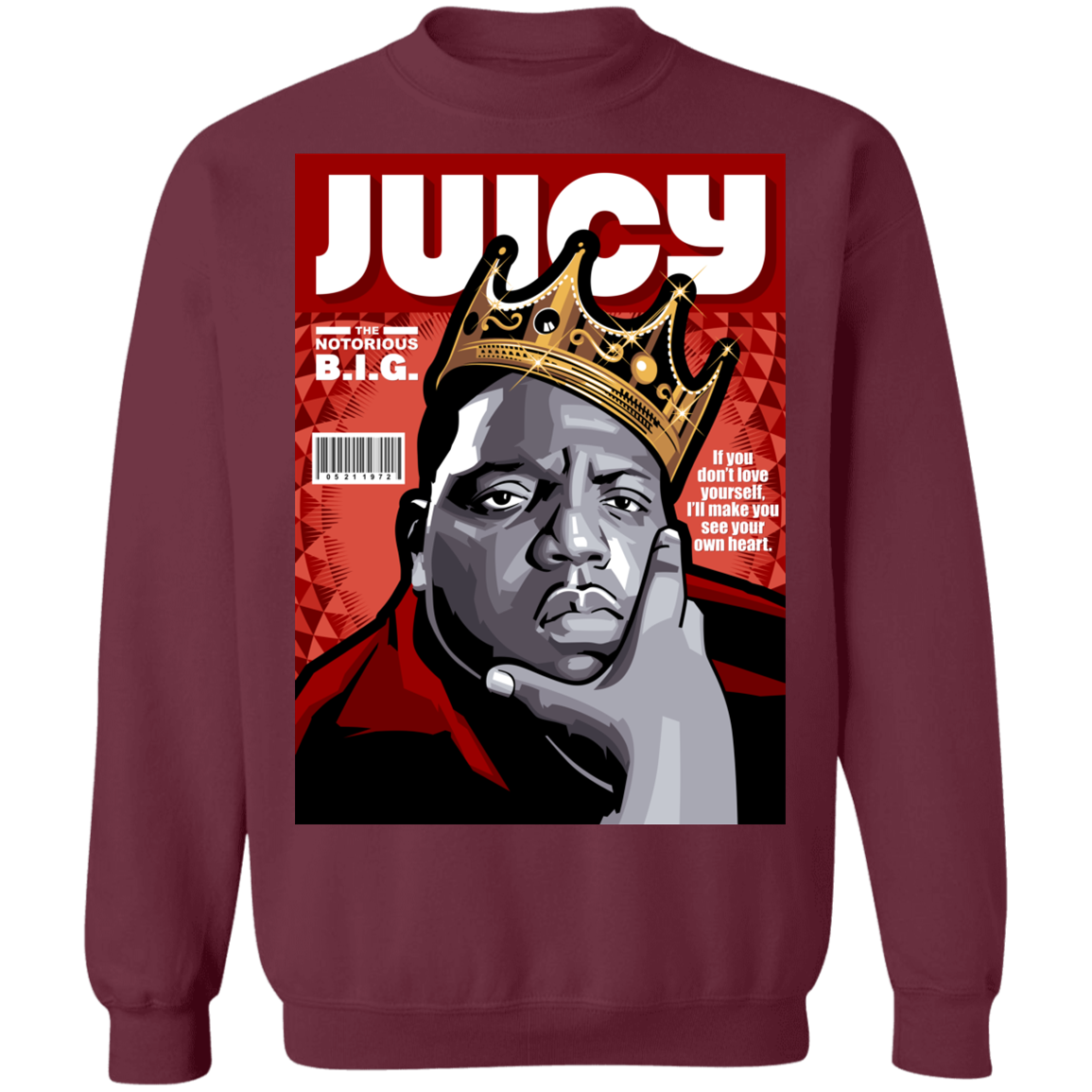 "JUICY" Crewneck Pullover Sweatshirt