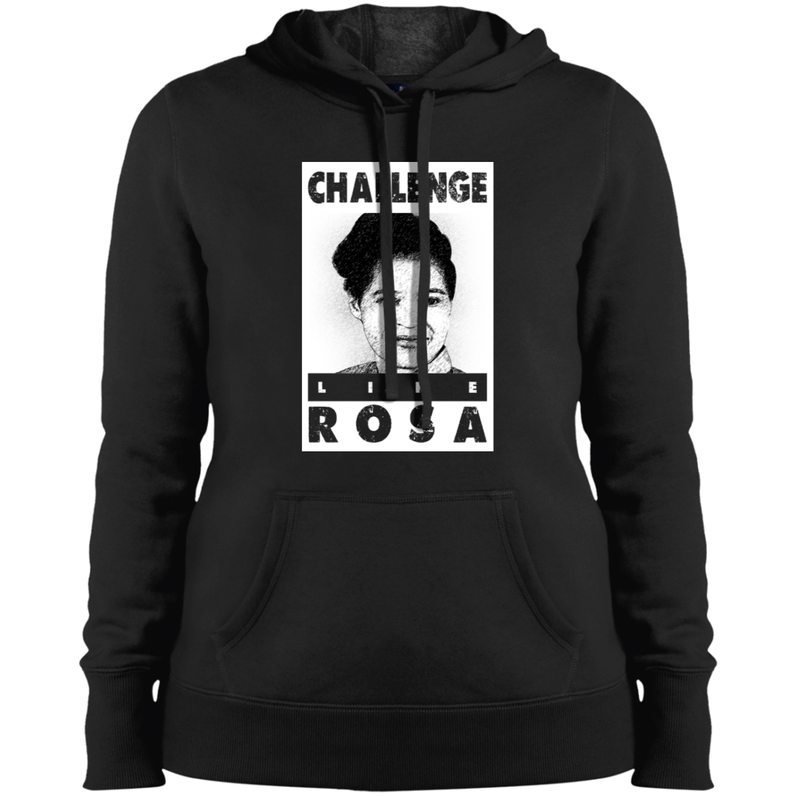 "LIKE ROSA" Ladies' Pullover Hooded Sweatshirt