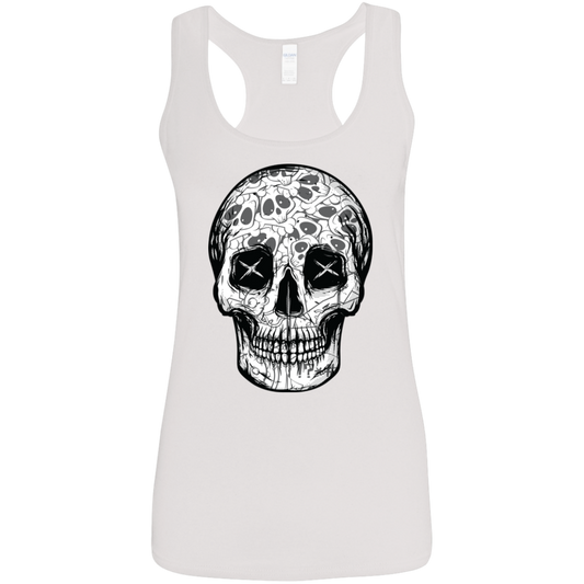 "SKULL HEADS" Ladies' Softstyle Racerback Tank