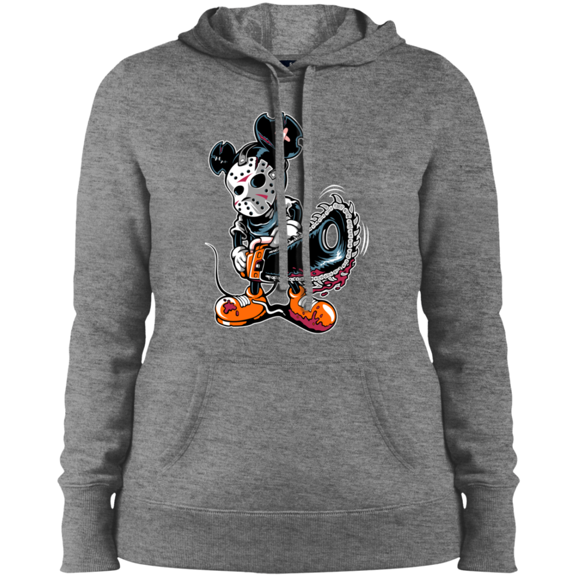 "MICKY PSYCHO" Ladies' Pullover Hooded Sweatshirt