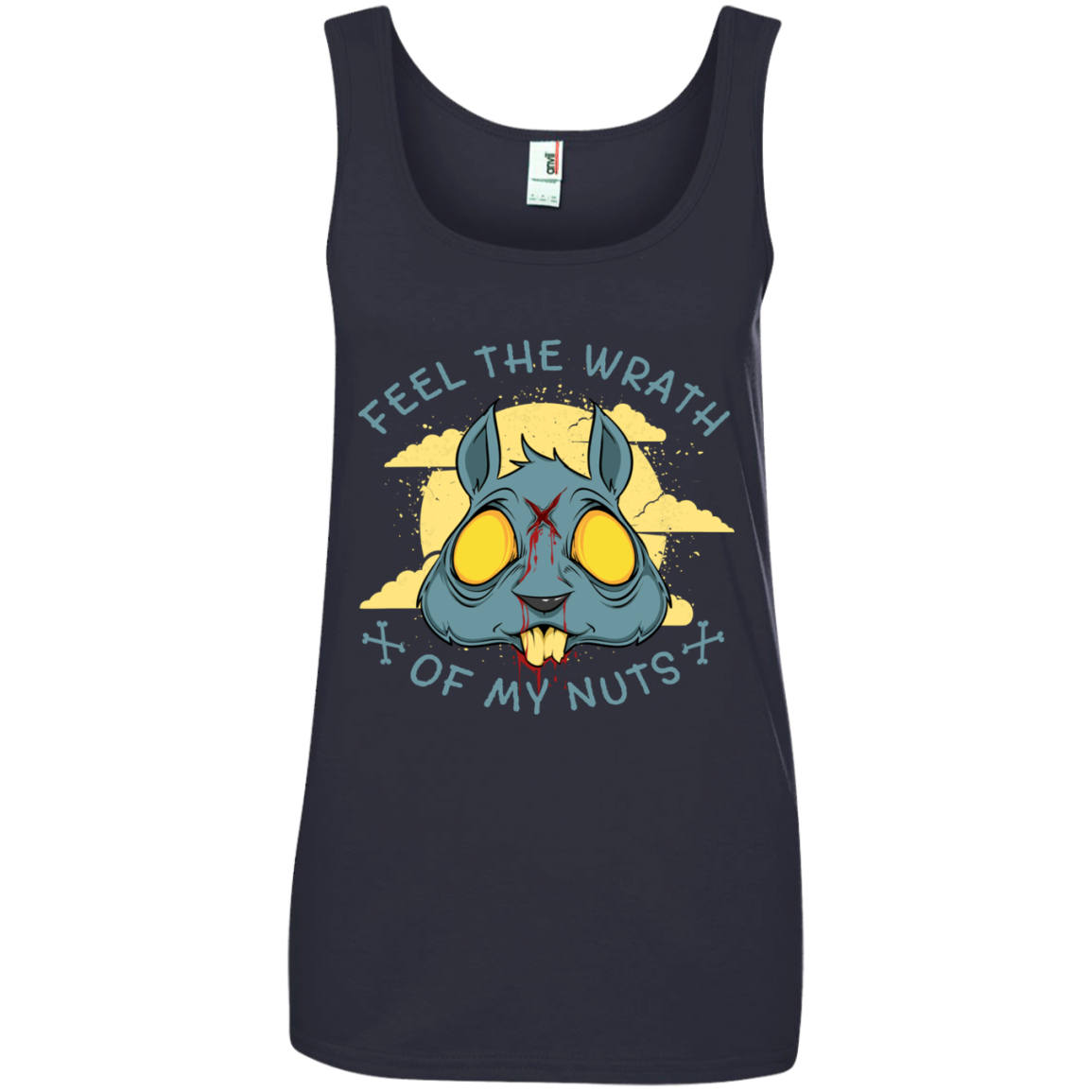 "FEEL THE WRATH" Ladies' 100% Ringspun Cotton Tank Top