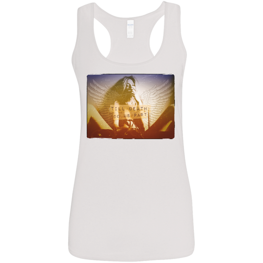 "TILL DEATH DO US" Ladies' Softstyle Racerback Tank