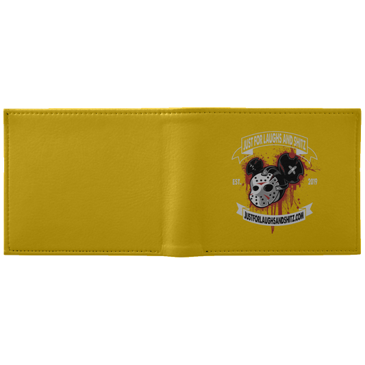 "MICKEY MASK" Wallet with white banner