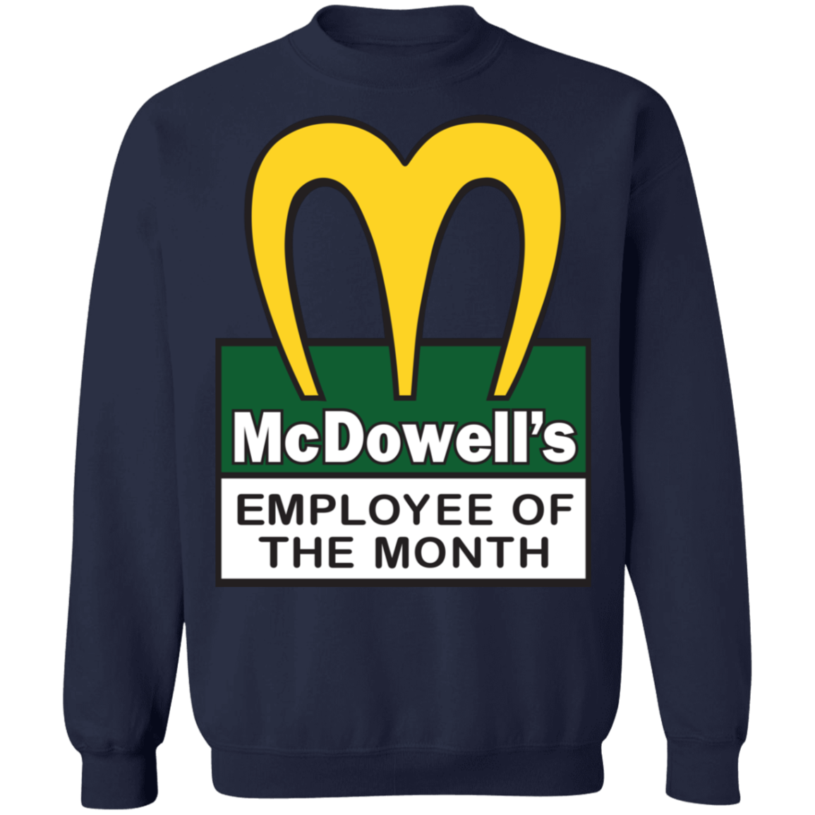 "EMPLOYEE OF THE MONTH" Crewneck Pullover Sweatshirt  8 oz.