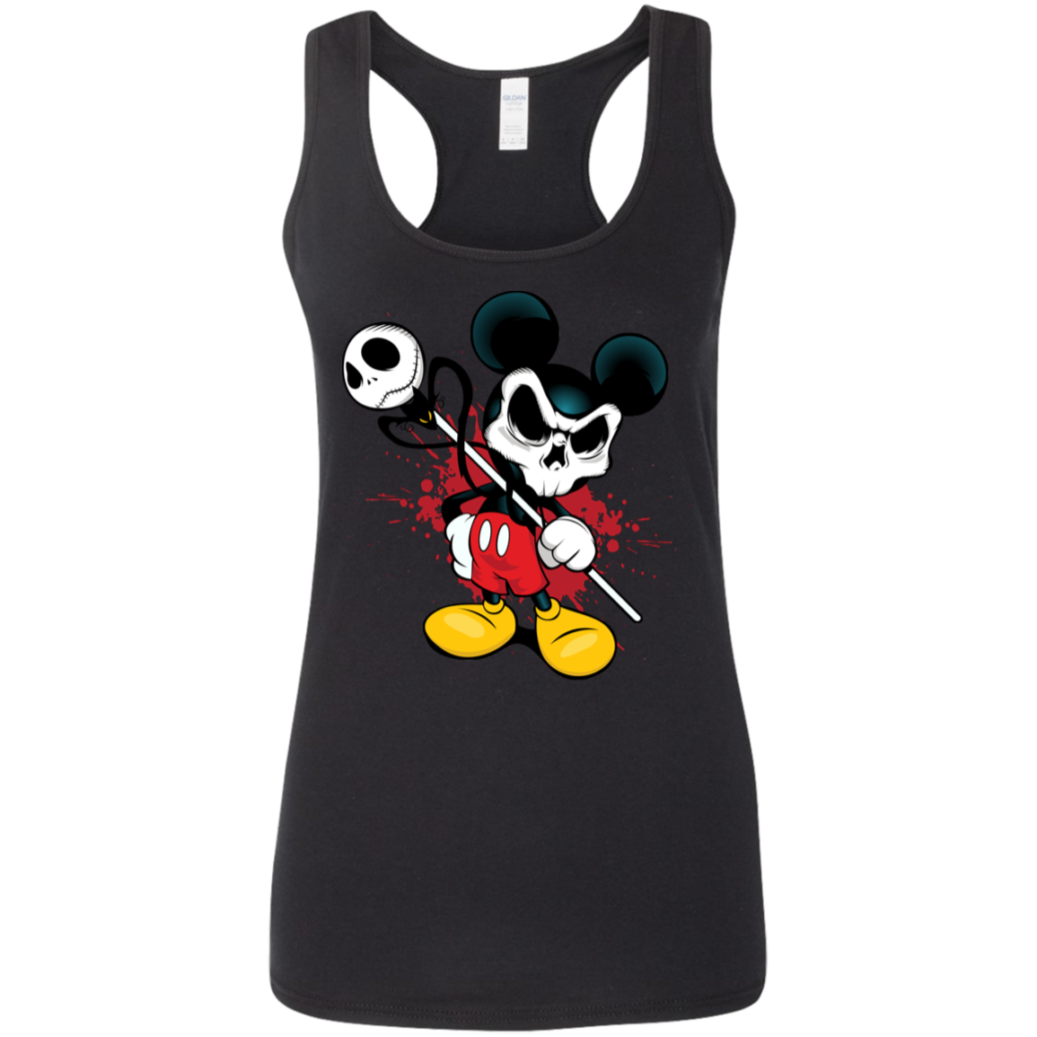 STAFF OF POWER" Ladies' Softstyle Racerback Tank