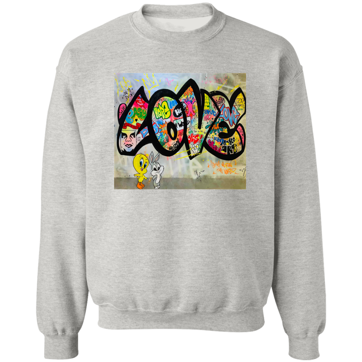 "LOVE" Crewneck Pullover Sweatshirt