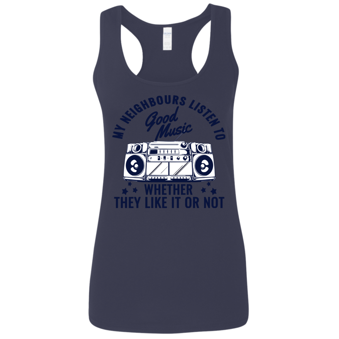 "THEY LIKE IT OR NOT" Ladies' Softstyle Racerback Tank