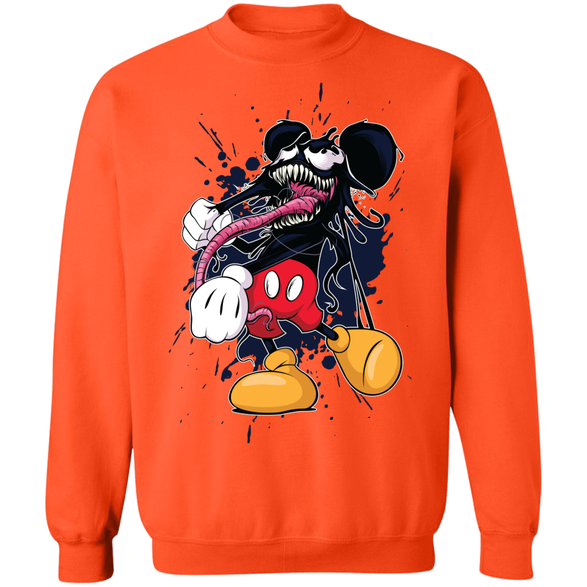 "VENOM MOUSE" Crewneck Pullover Sweatshirt  8 oz.