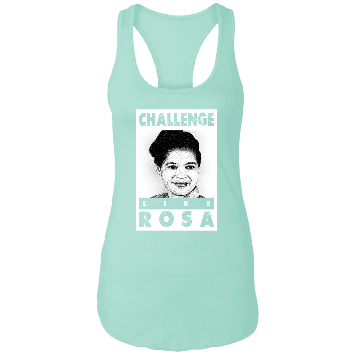 "LIKE ROSA" Ladies Ideal Racerback Tank