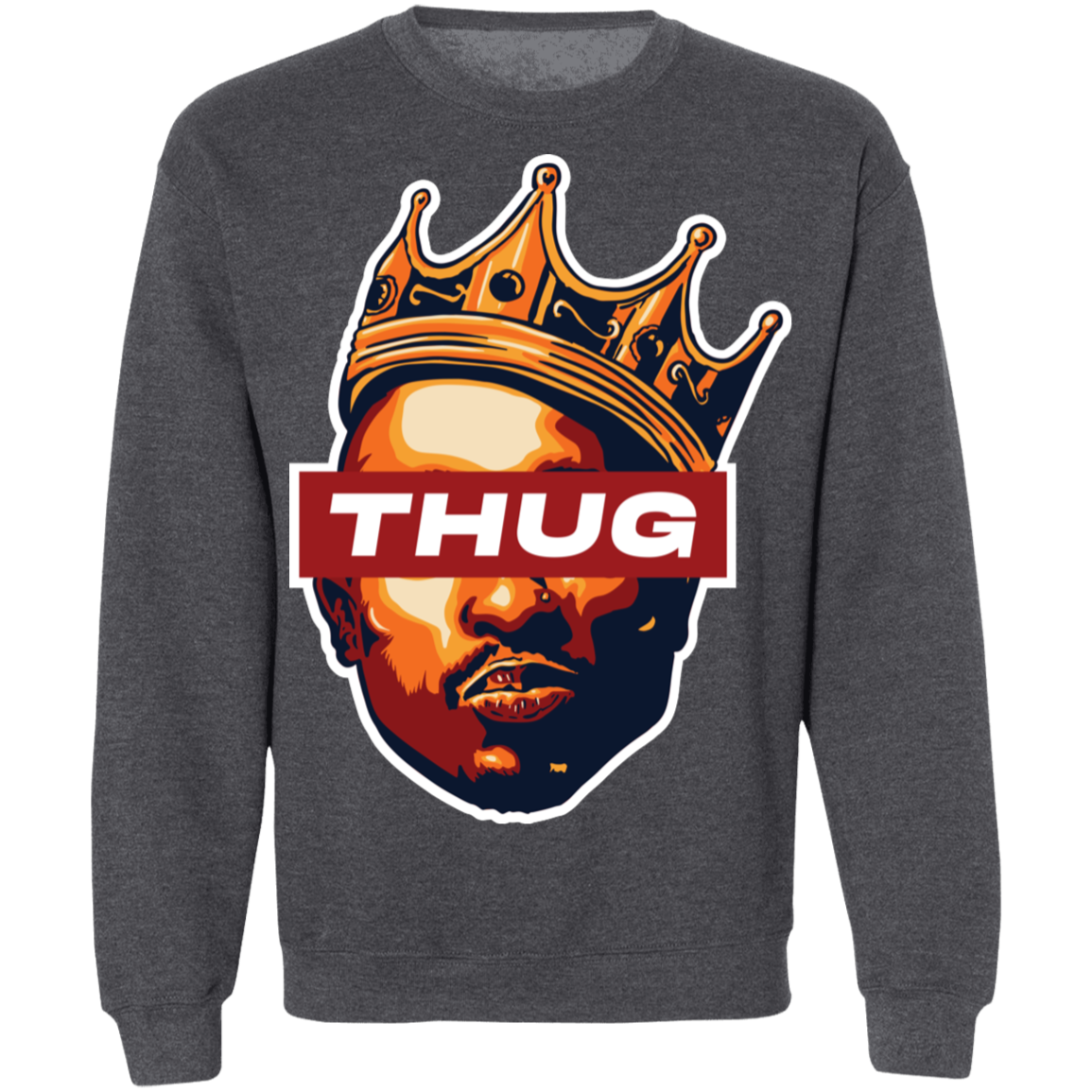 "THUG" Crewneck Pullover Sweatshirt