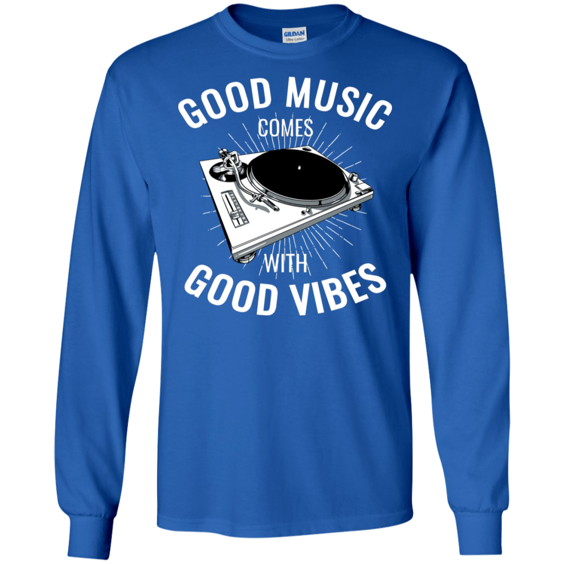 "GOOD VIBES" LS Ultra Cotton T-Shirt