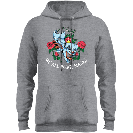 "WE ALL WEAR MASKS" Core Fleece Pullover Hoodie