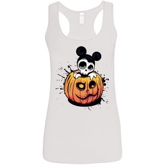 "HALLOWEEN MICKEY" Ladies' Softstyle Racerback Tank