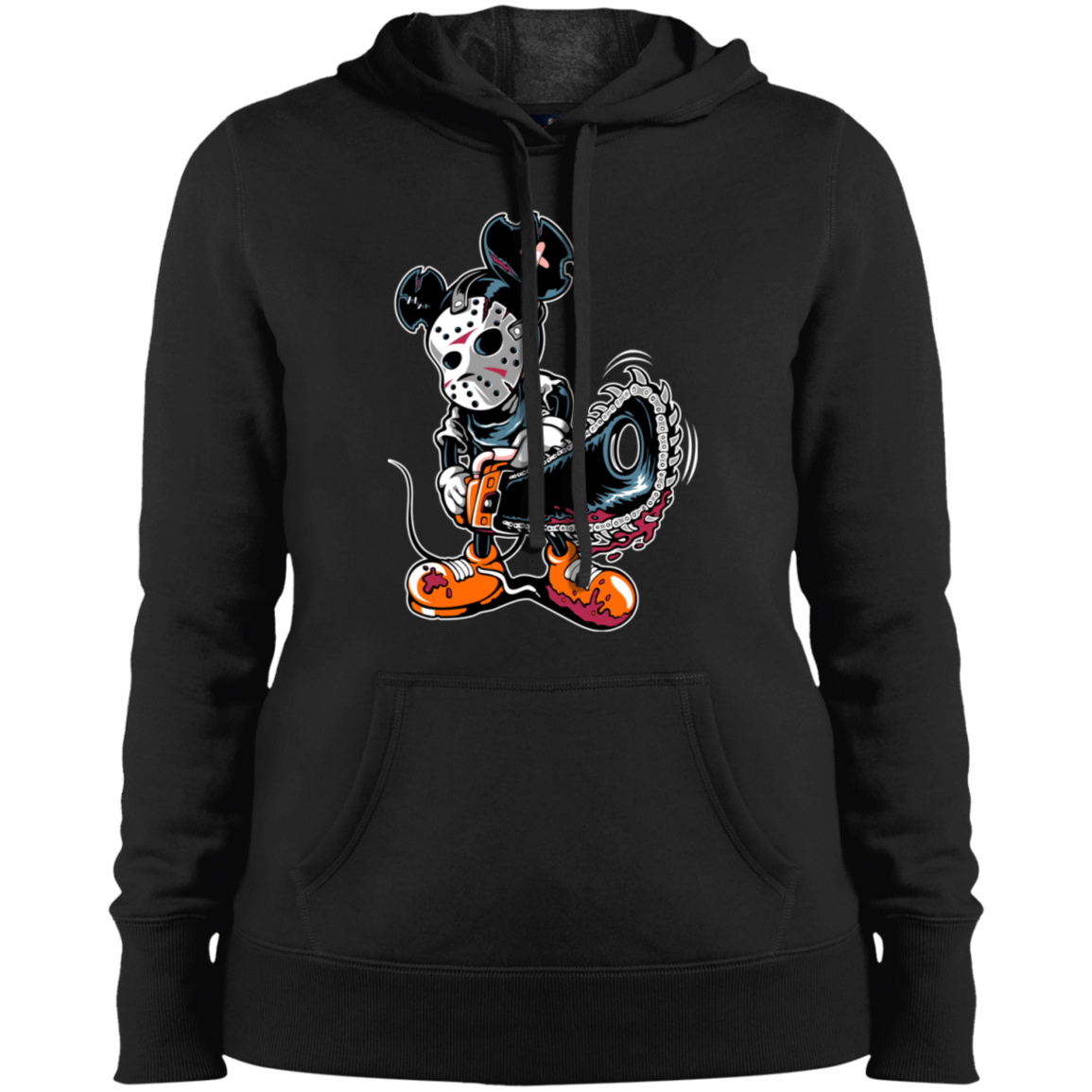 "MICKY PSYCHO" Ladies' Pullover Hooded Sweatshirt