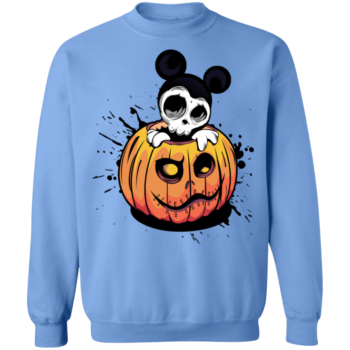 "HALLOWEEN MICKEY" Crewneck Pullover Sweatshirt  8 oz.