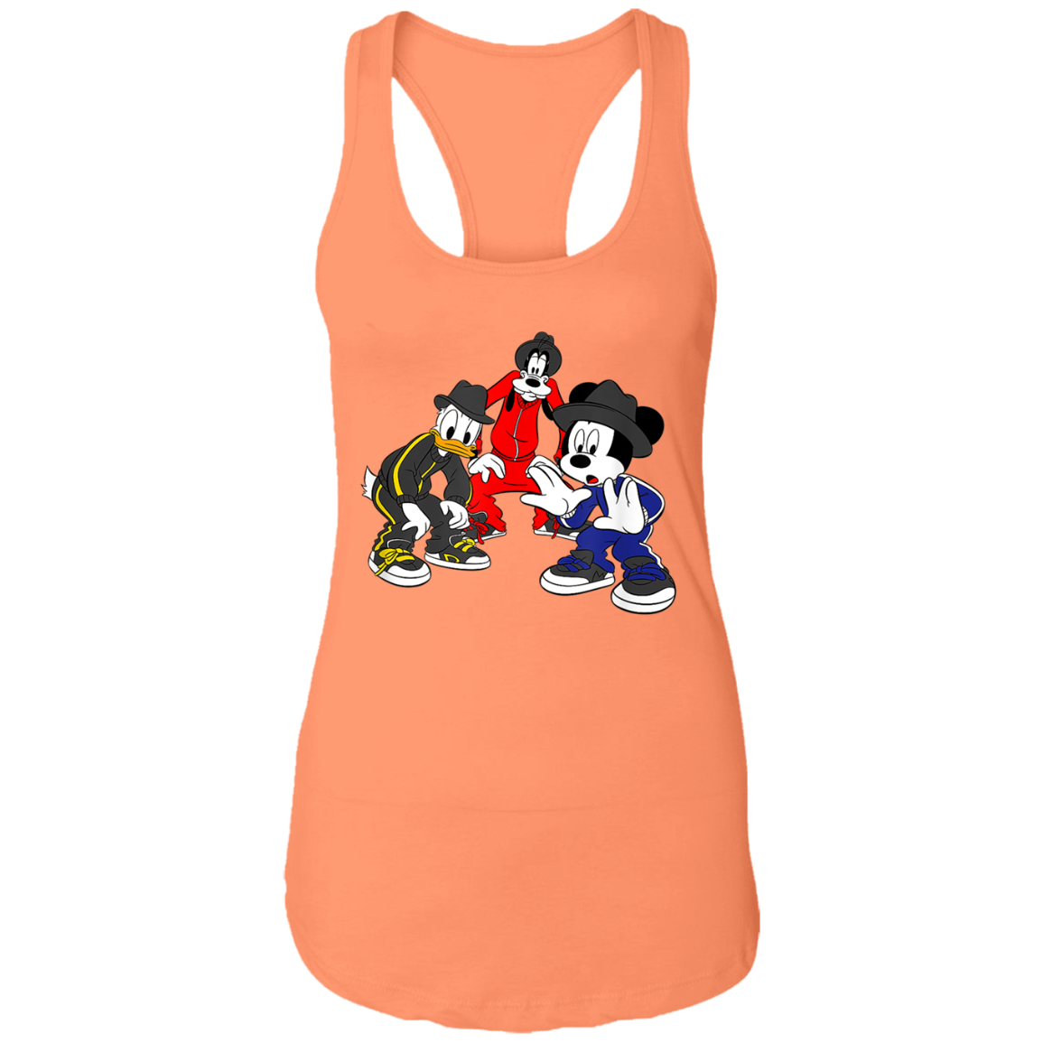 "CARTOON CYPHA" Ladies Ideal Racerback Tank