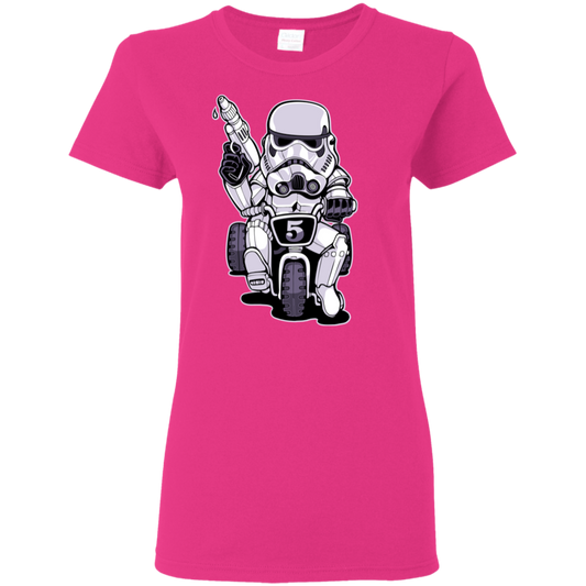 "TOOPER ON A BIKE" Ladies' 5.3 oz. T-Shirt