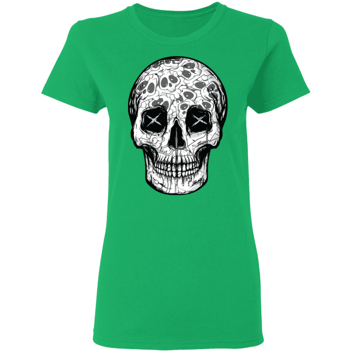 "SKULL HEADS" Ladies' 5.3 oz. T-Shirt