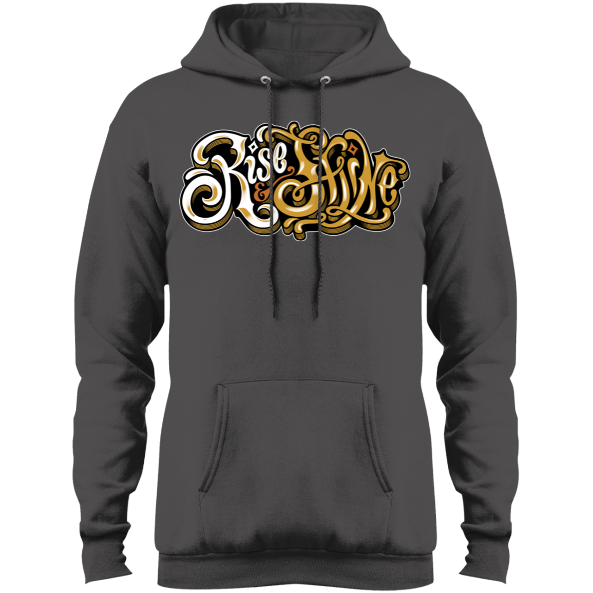 "RISE AND SHINE" Core Fleece Pullover Hoodie