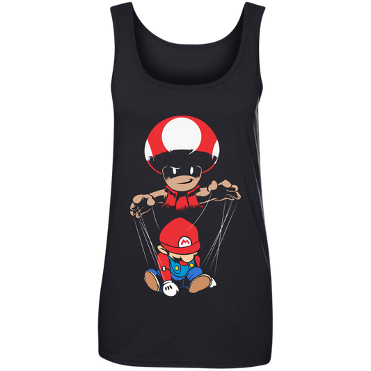 "MARIO DOLL" Ladies' 100% Ringspun Cotton Tank Top