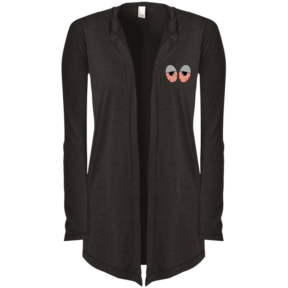 "RED EYES" Women's Hooded Cardigan