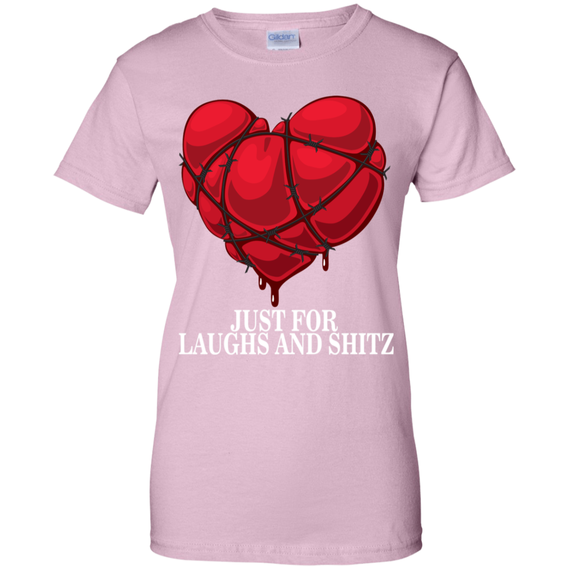 "MY BLOODY HEART Ladies' 100% Cotton T-Shirt