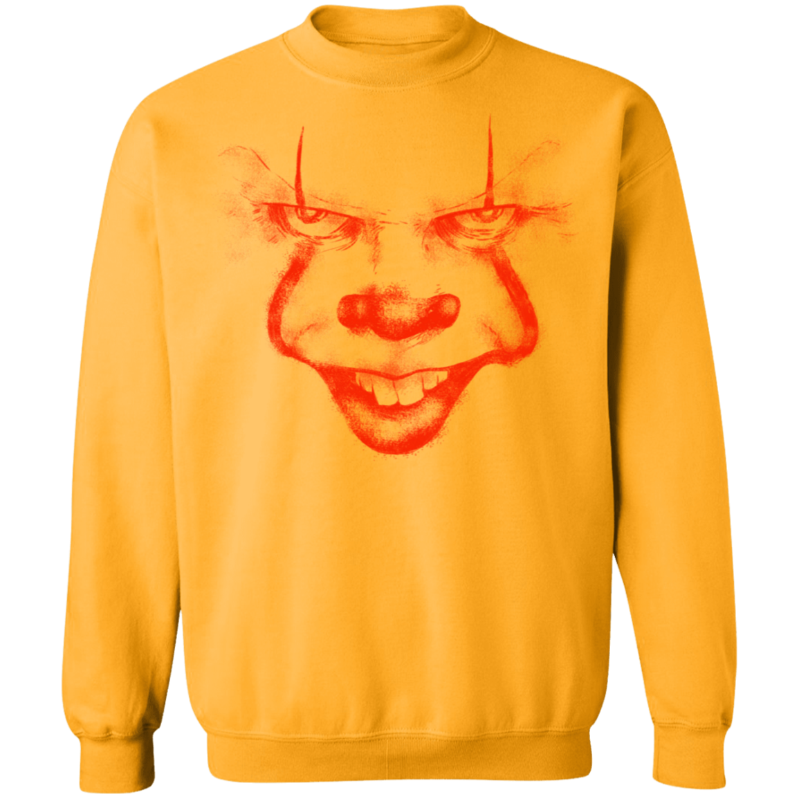 "CLOWN SAYS HELLO" Crewneck Pullover Sweatshirt  8 oz.