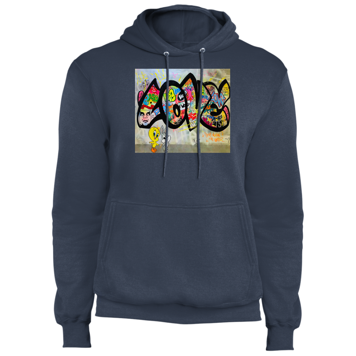 "LOVE" Core Fleece Pullover Hoodie