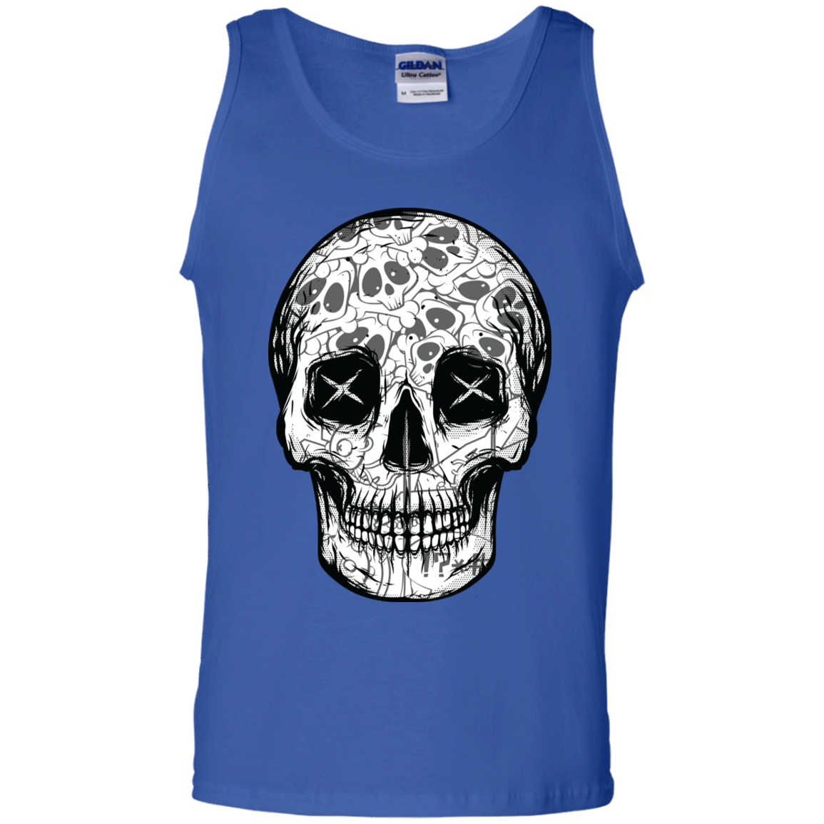 "SKULL HEADS" 100% Cotton Tank Top