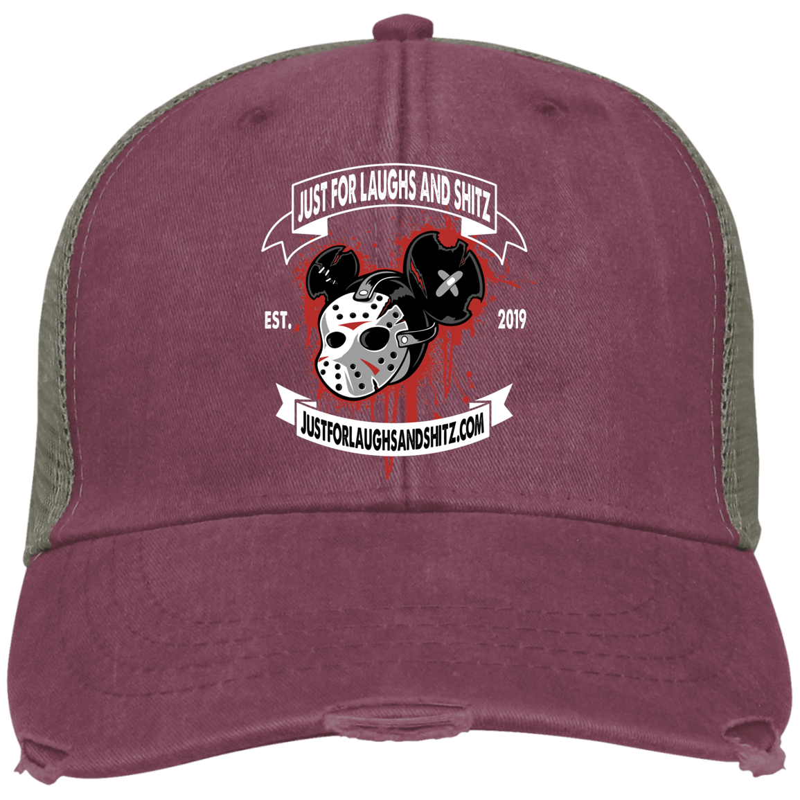 "MICKY MASK" with white banner Ollie Cap