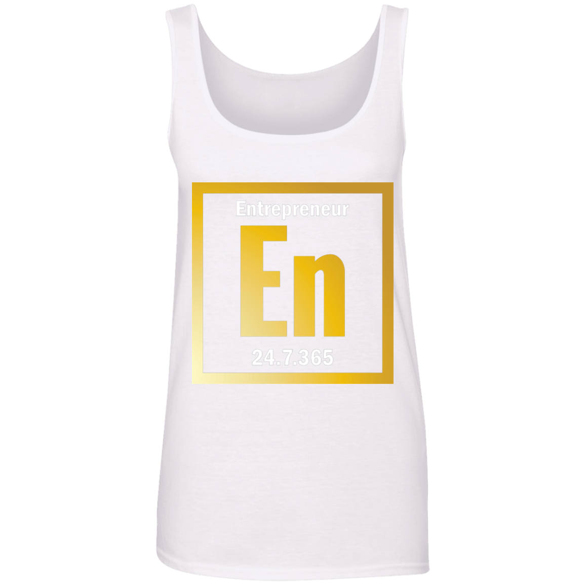 "EN" Ladies' 100% Ringspun Cotton Tank Top