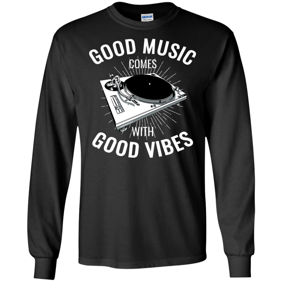 "GOOD VIBES" LS Ultra Cotton T-Shirt