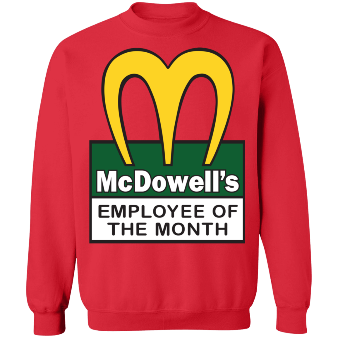 "EMPLOYEE OF THE MONTH" Crewneck Pullover Sweatshirt  8 oz.