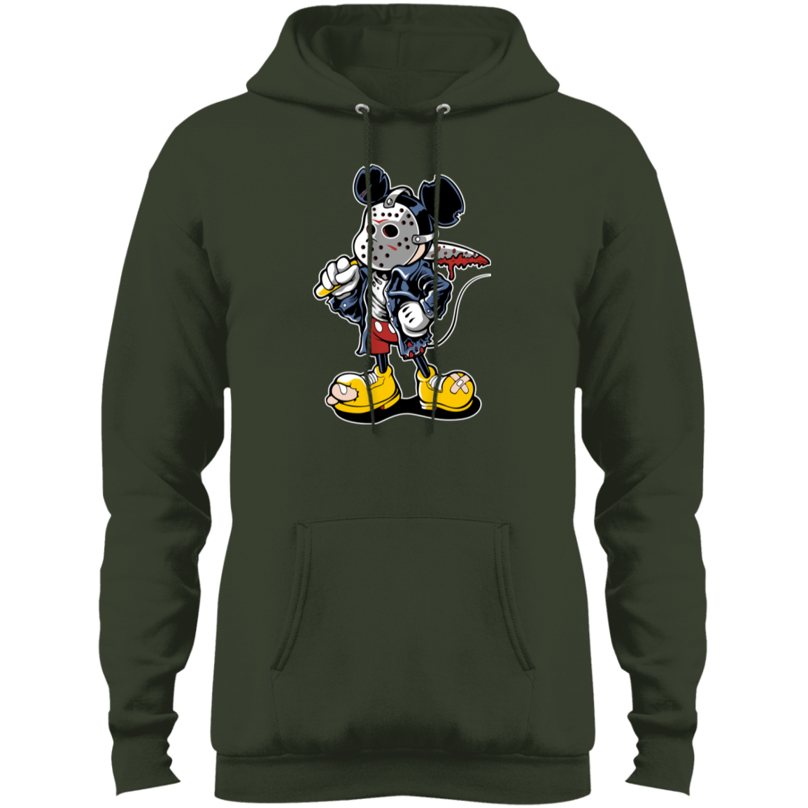 "MANIAC MICKEY" Mens Core Fleece Pullover Hoodie