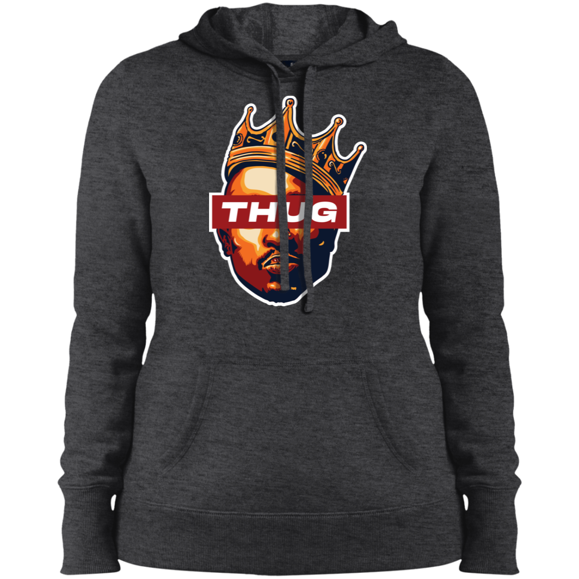 "THUG" Ladies' Pullover Hooded Sweatshirt