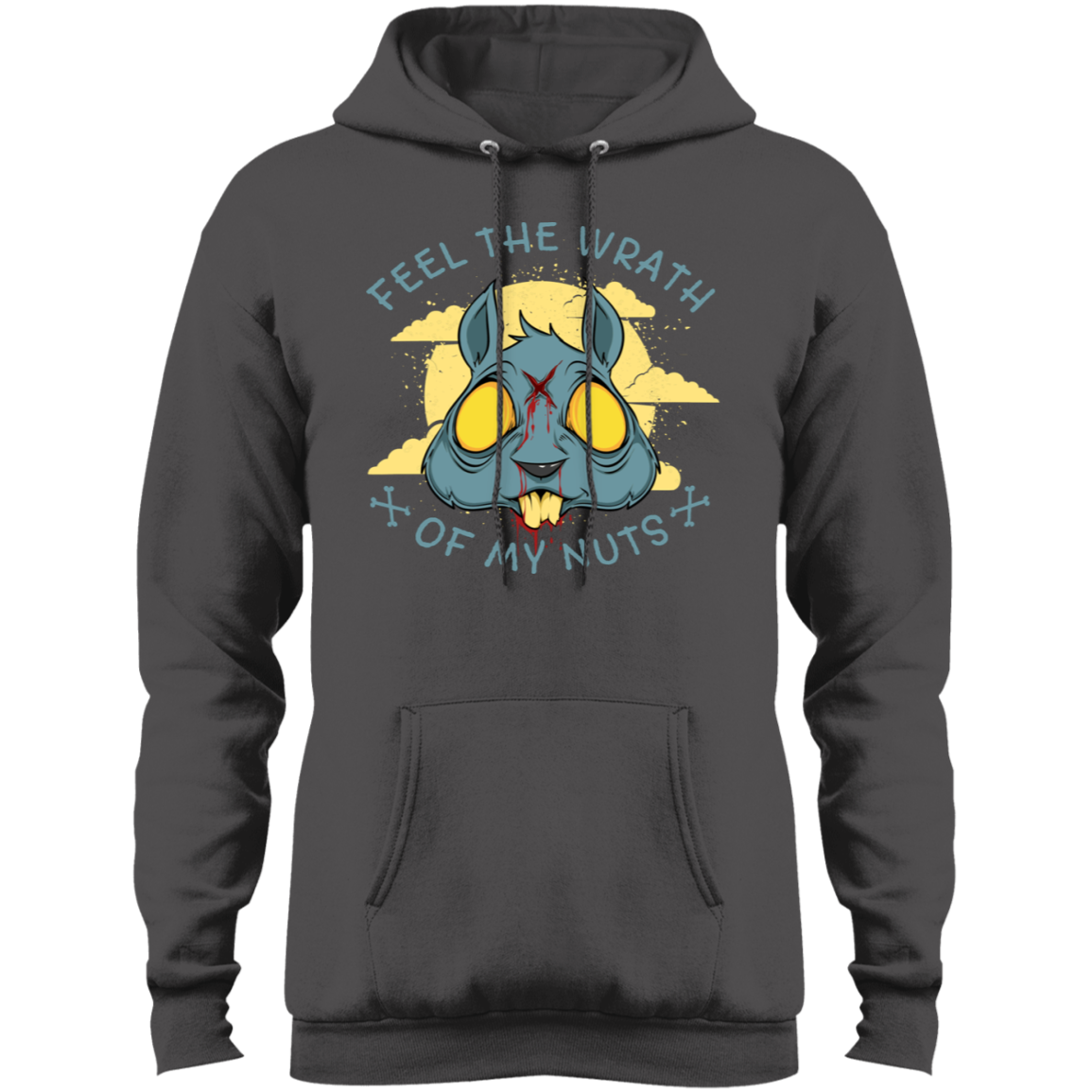 "FEEL THE WRATH" Core Fleece Pullover Hoodie