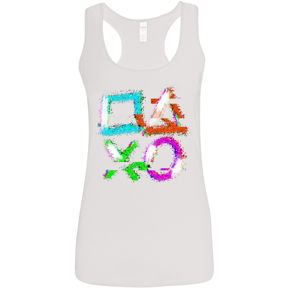 "GAMING LOUNGE" Ladies' Softstyle Racerback Tank