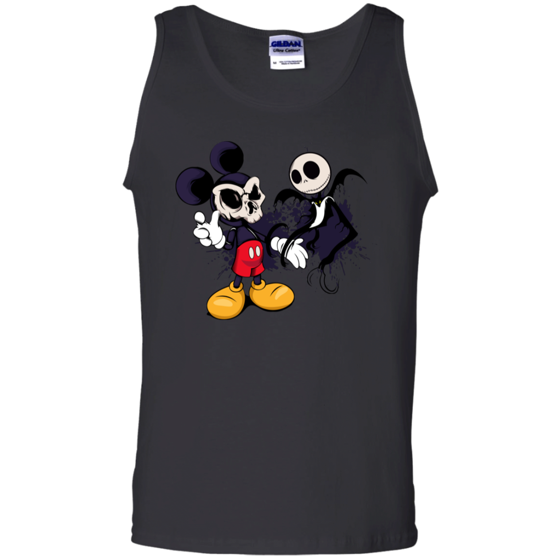 "NIGHTMARE MICKEY" 100% Cotton Tank Top