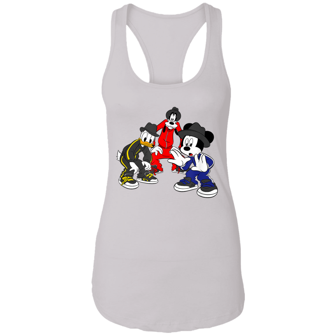 "CARTOON CYPHA" Ladies Ideal Racerback Tank