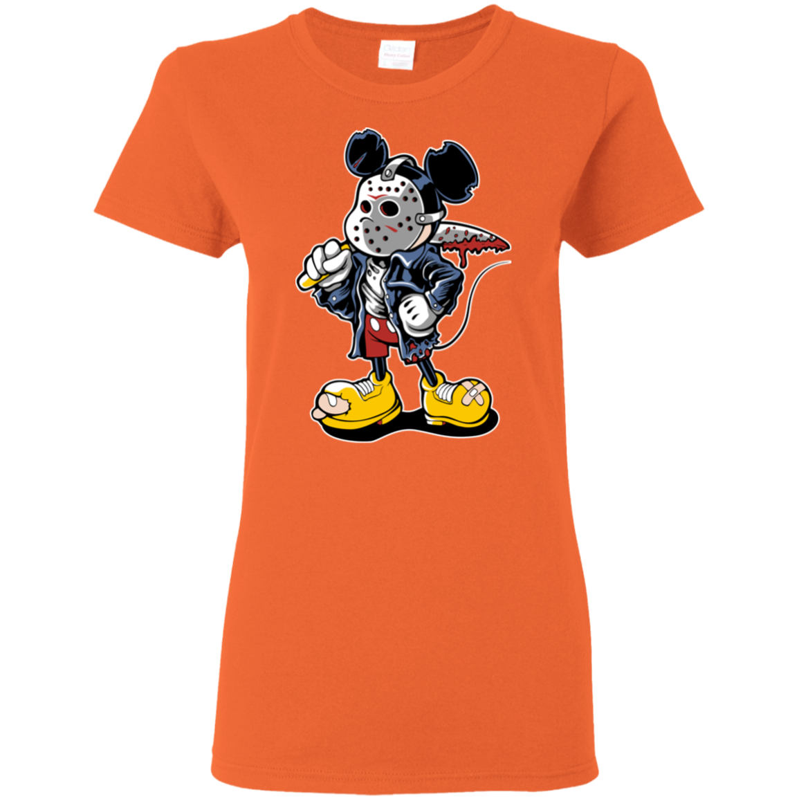 "MANIAC MICKEY" Ladies' 5.3 oz. T-Shirt